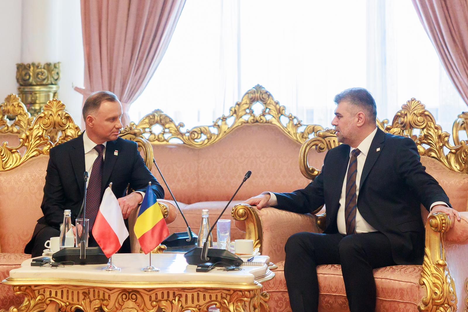 Ciolacu, întrevedere cu Andrzej Duda: „România şi Polonia sunt parteneri şi aliaţi de încredere”. Ce spune despre riscurile de securitate din regiune