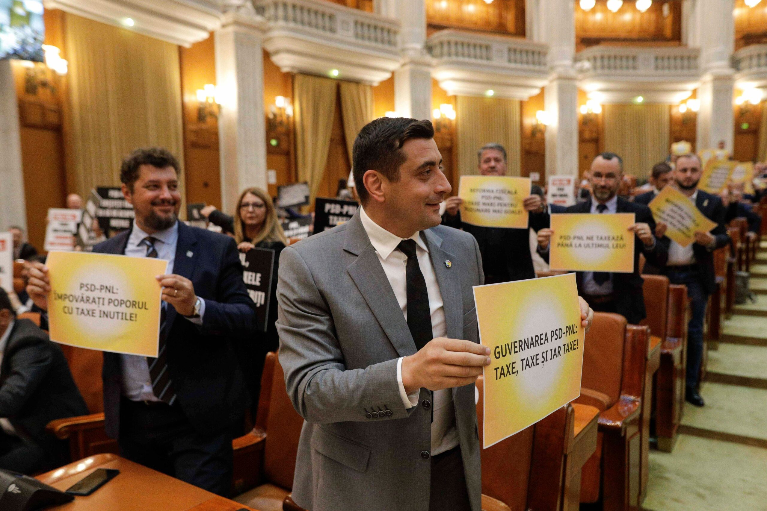 AUR, sancționat de AEP cu amendă de 15 mii de lei. Ce venituri a avut partidul în 2023