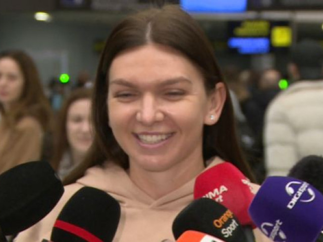 Simona Halep a plecat spre Miami! Cum i-a făcut pe jurnaliști să râdă, la aeroportul din Capitală