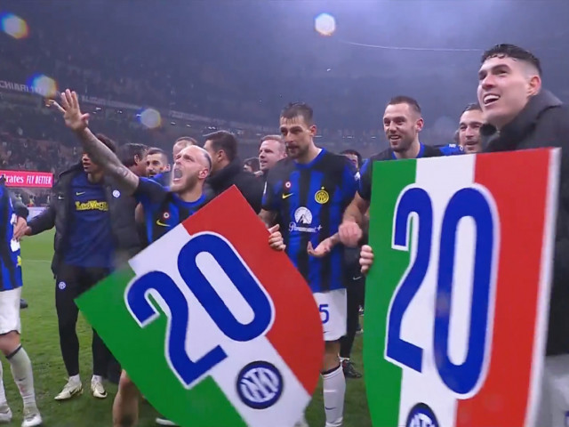 Fiesta la Milano! Inter a sărbătorit al 20-lea titlu chiar sub ochii rivalilor de la AC Milan