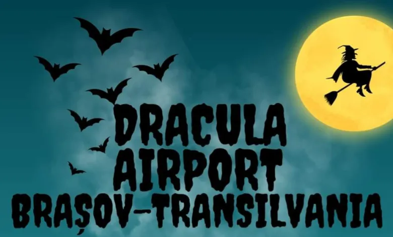 Aeroportul Brașov își schimbă numele în Dracula Airport