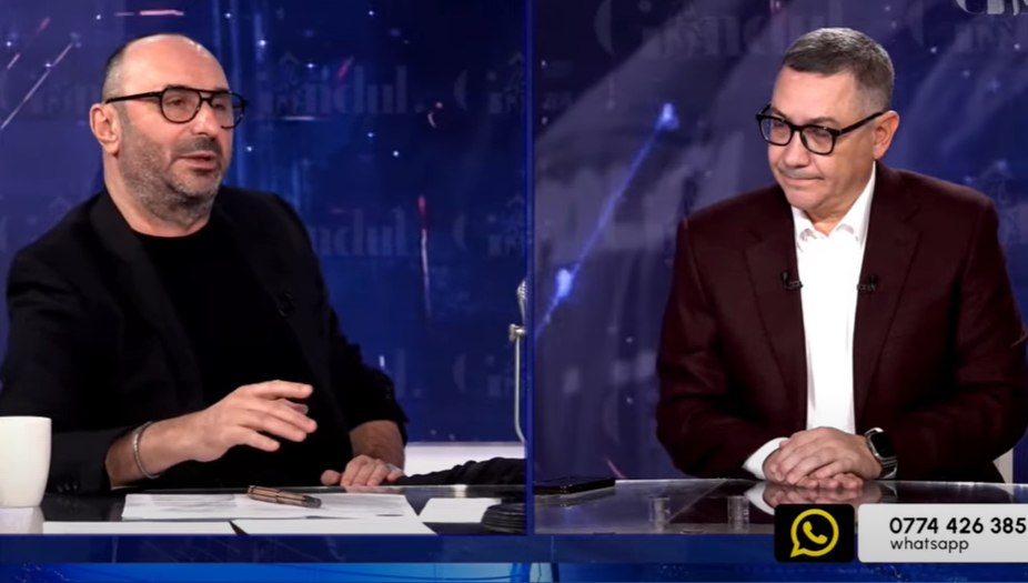 „Ești absolut penibil”: Marius Tucă, confruntare tensionată cu Victor Ponta. Ce au discutat despre Bogdan Peșchir