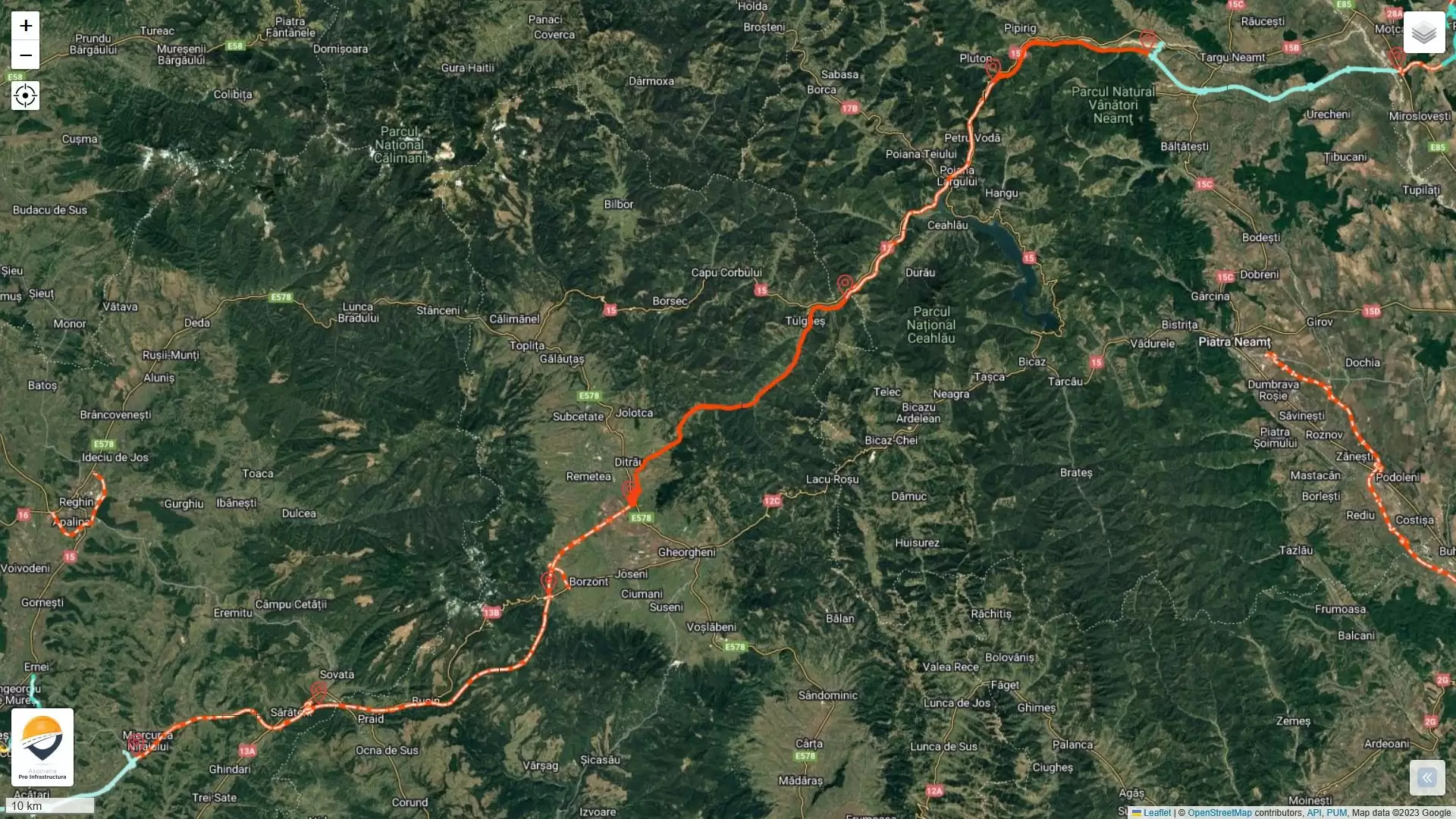 UMB cere rezilierea contractelor pentru 2 loturi din autostrada A8