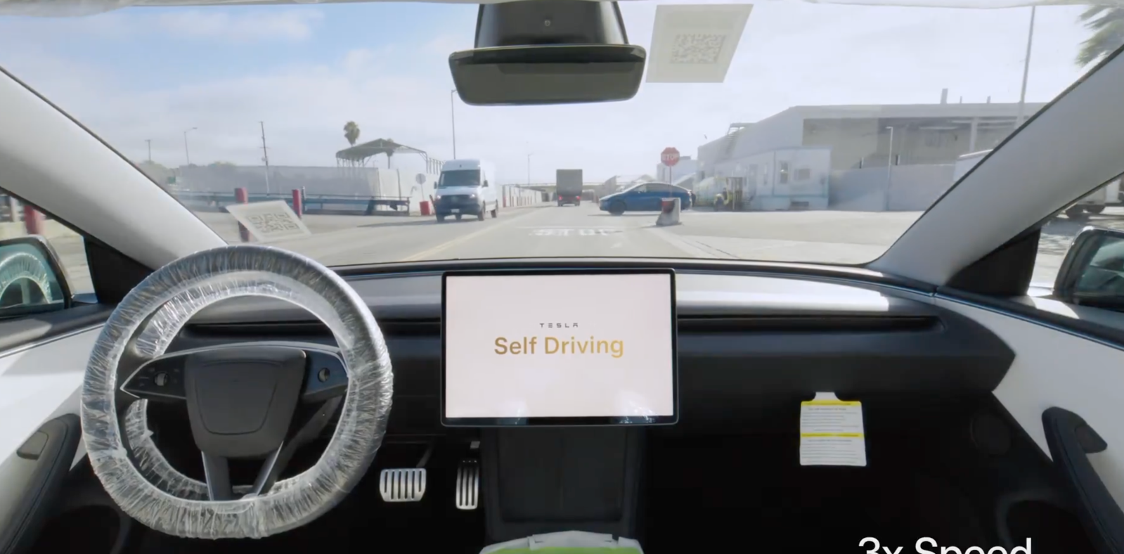 Tesla a realizat livrarea complet autonomă a unui vehicul