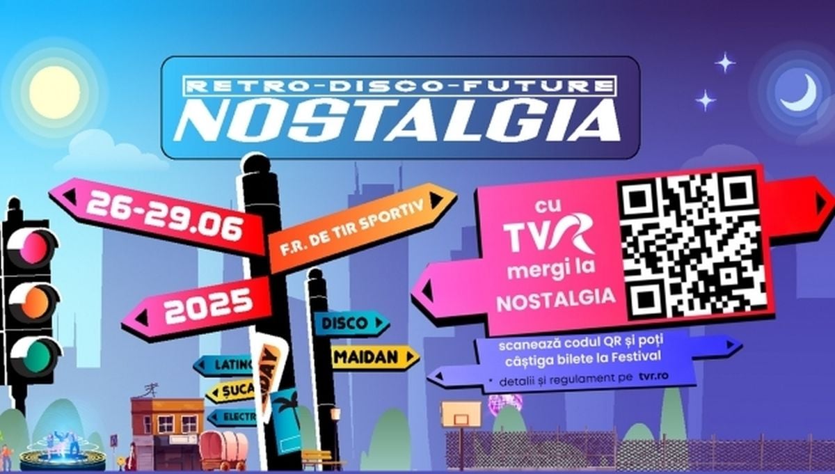 Concurs TVR pentru Festivalul Nostalgia 2025, organizat între 26 şi 29 iunie în Pădurea Băneasa din București