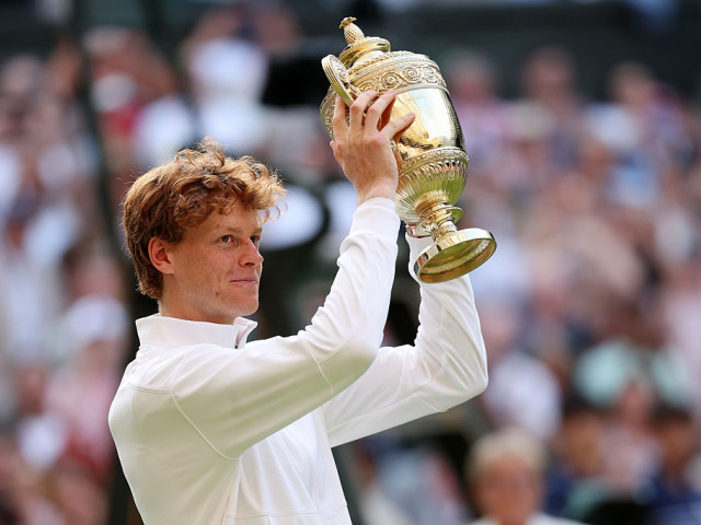 Foto | Jannik Sinner – Carlos Alcaraz 4-6, 6-4, 6-4, 6-4. Italianul, campion în premieră la Wimbledon