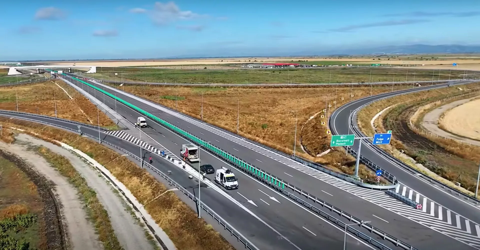 Autostrada București – Pitești va avea trei benzi pe sens