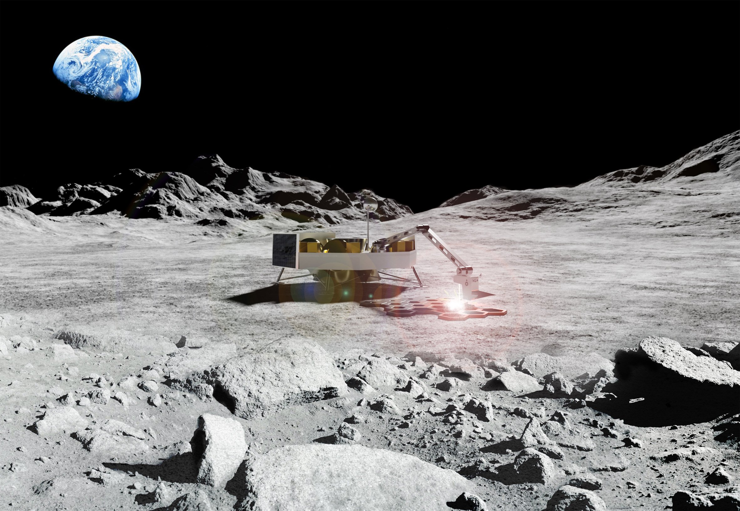 NASA plănuiește să contruiască un reactor nuclear pe Lună