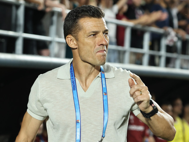 ”Am avut penalty”! Costel Gâlcă a acuzat arbitrajul imediat după ”U” Cluj