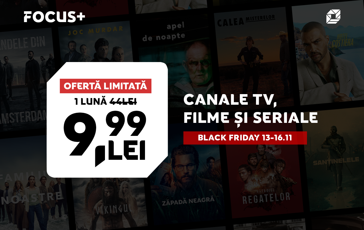 Black Friday: FOCUS+ TV La Numai 9.99 Lei