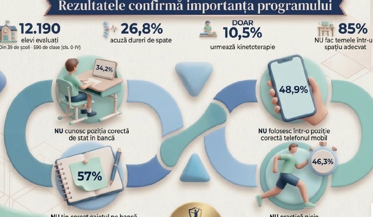 #StaiDrept, programul care va evalua 50.000 de copii din școli