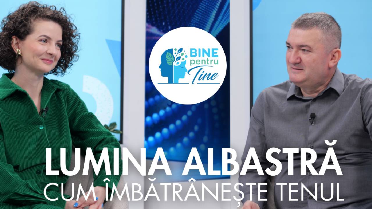 Dr. Daniela Diveică, la „Bine pentru tine”, despre cum ne „sapă” lumina albastră riduri pe gât și în jurul ochilor