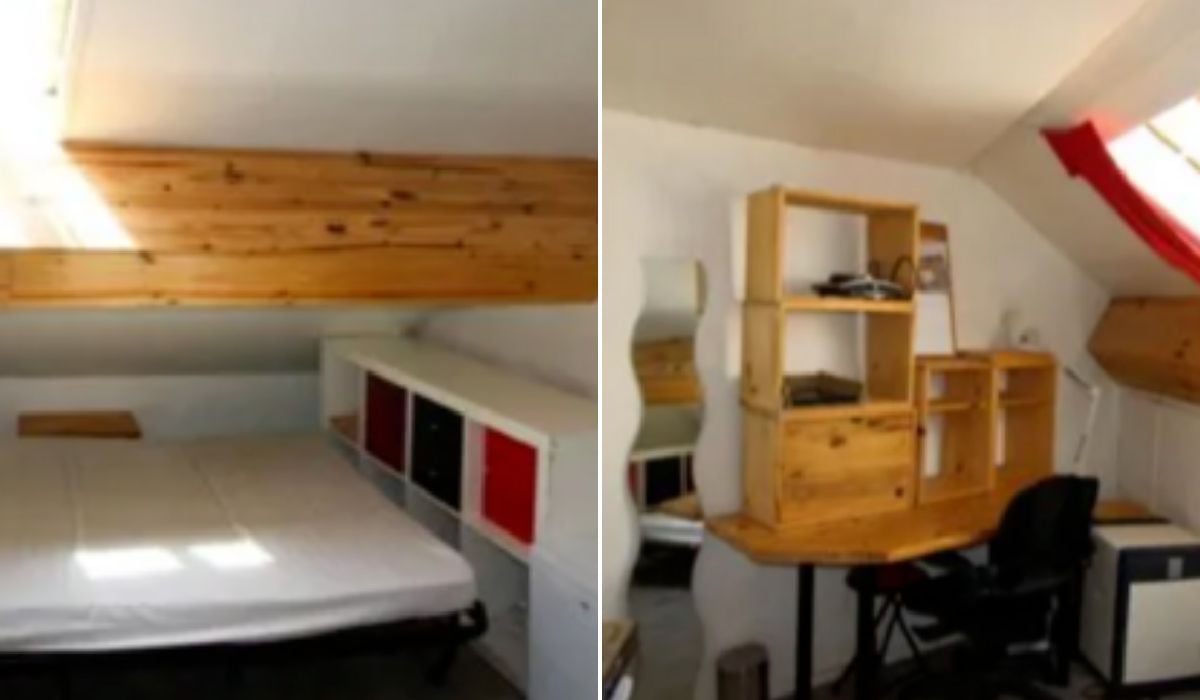 Cum arată camera de doar 6 metri pătrați închiriată cu 438 de euro pe lună, într-o clădire din Paris