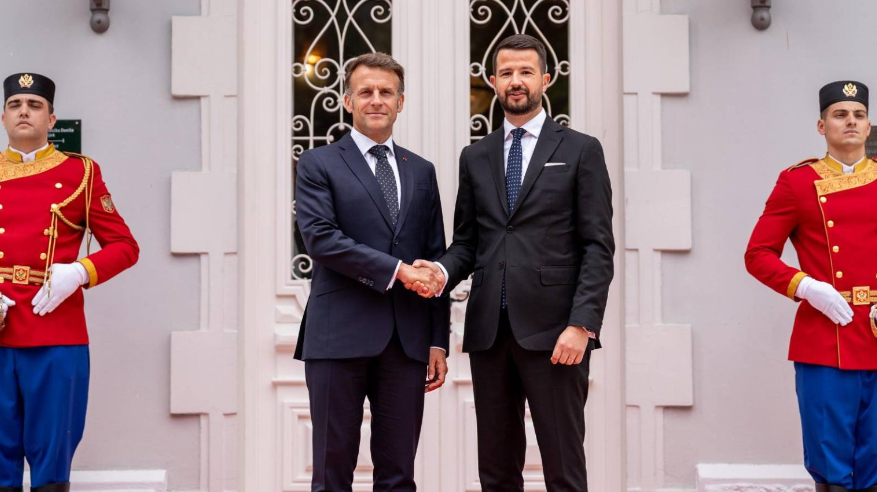 Emmanuel Macron a efectuat prima vizită oficială în Muntenegru, reafirmând sprijinul Franței pentru aderarea la UE