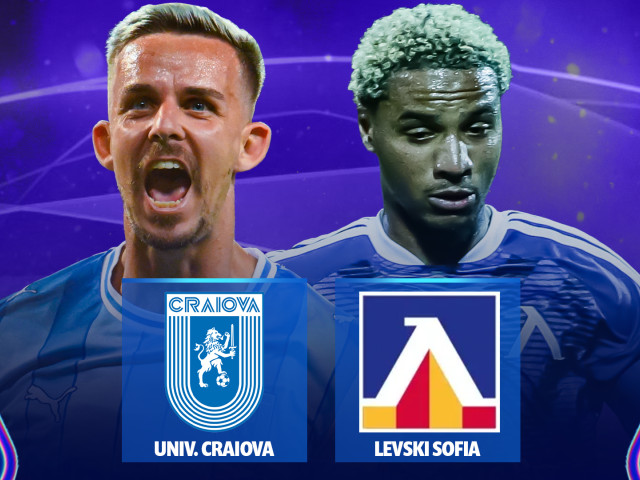 Universitatea Craiova – Levski Sofia, LIVE VIDEO, miercuri, 20:30, DGS 1. Oltenii n-au renunțat la calificare, după 0-1 în tur