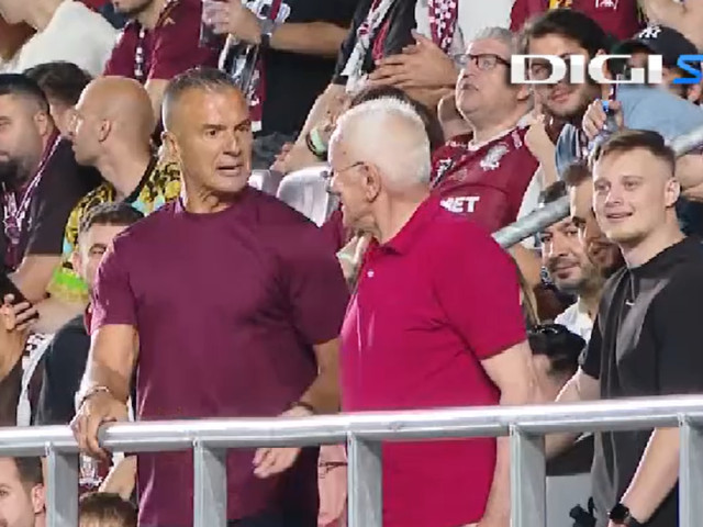 Bizar! Ce au făcut suporterii Rapidului, după ce Daniel Pancu, eliminat în timpul derby-ului cu Dinamo, a urcat în tribune
