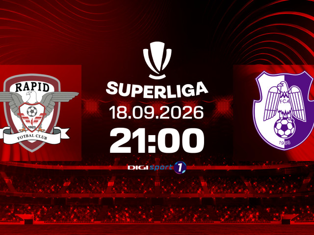 Rapid – FC Argeș, LIVE VIDEO, vineri, 19:00, Digi Sport 1. Cu o victorie, giuleștenii urcă pe primul loc în SuperLiga