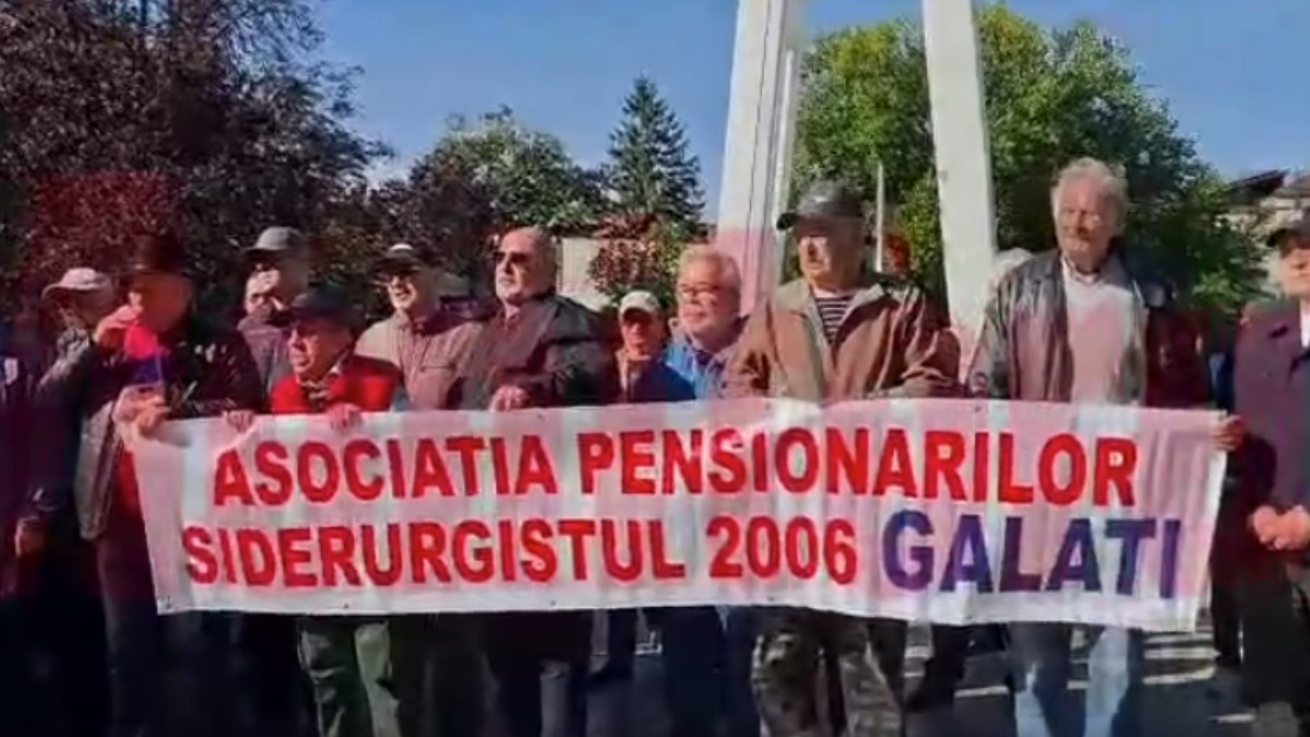 Motivul pentru care pensionarii au ieșit în stradă, la Galați