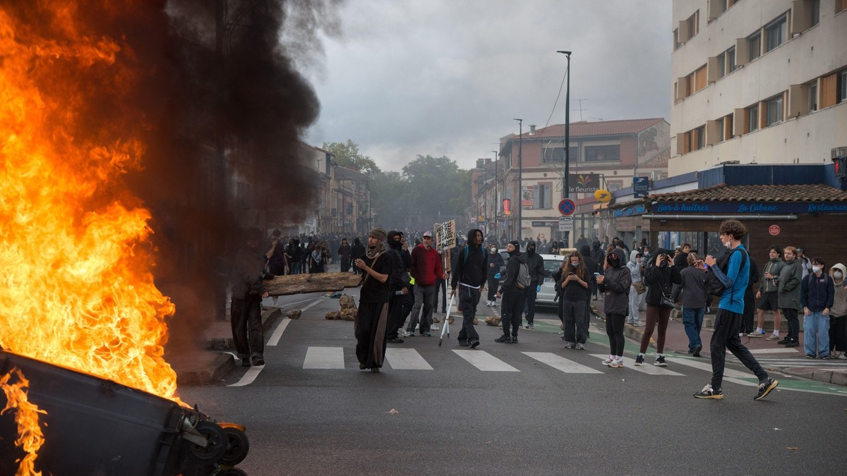 Proteste și violențe în Franța: ce grupuri politice s-au aflat în prima linie și au atacat instituții ale statului. Concluziile serviciilor secrete: „O alianță fără precedent”